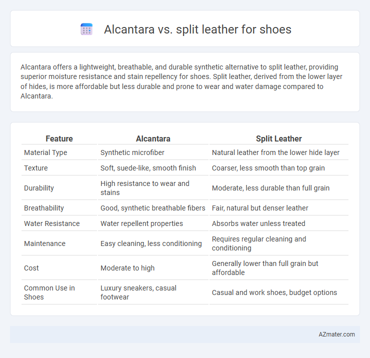 Alcantara vs. split leather for shoes - What is The Difference?