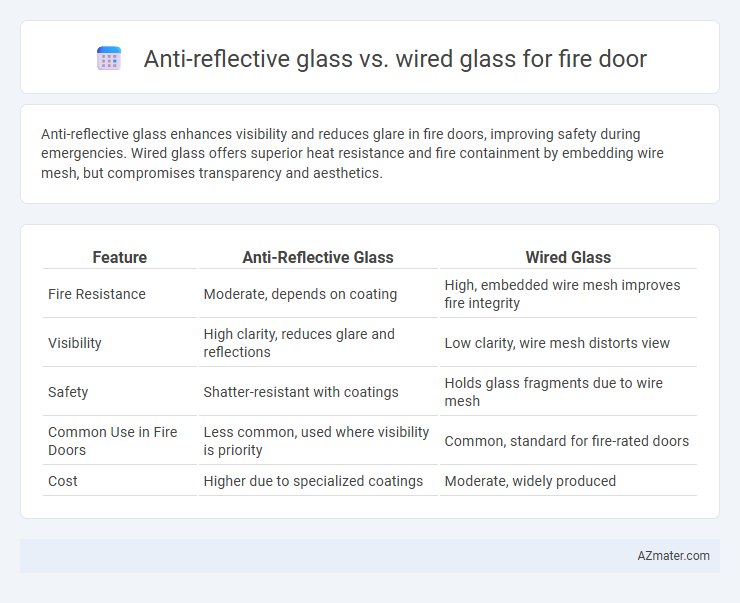 Anti-reflective glass vs. wired glass for fire door - What is The Difference?