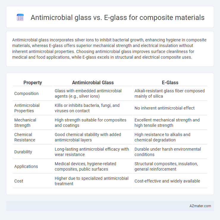 Antimicrobial glass vs. E-glass for composite materials - What is The Difference?