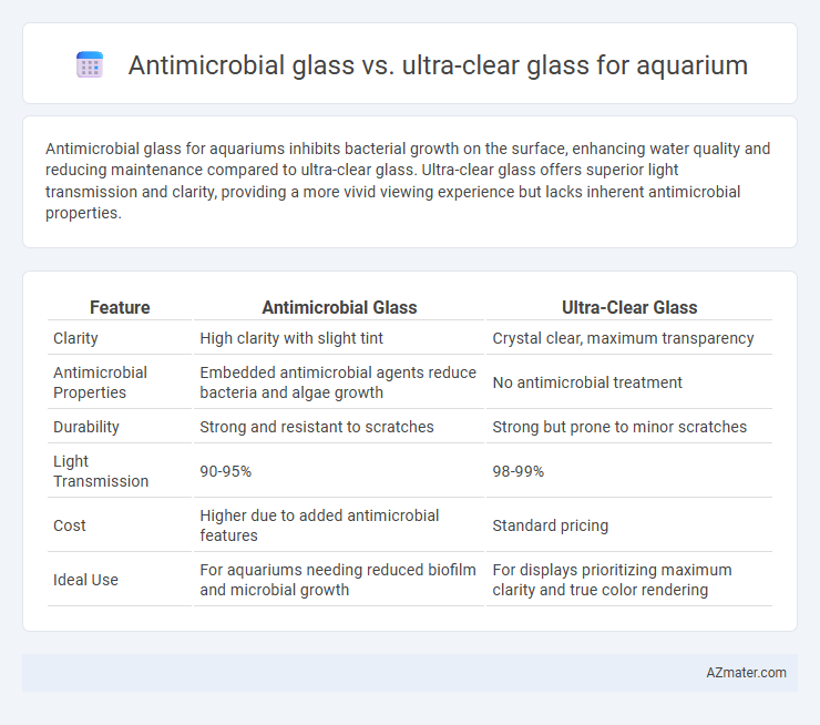 Antimicrobial glass vs. ultra-clear glass for aquarium - What is The Difference?