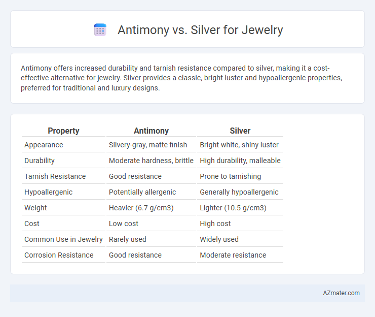 Antimony vs. Silver for Jewelry - What is The Difference?