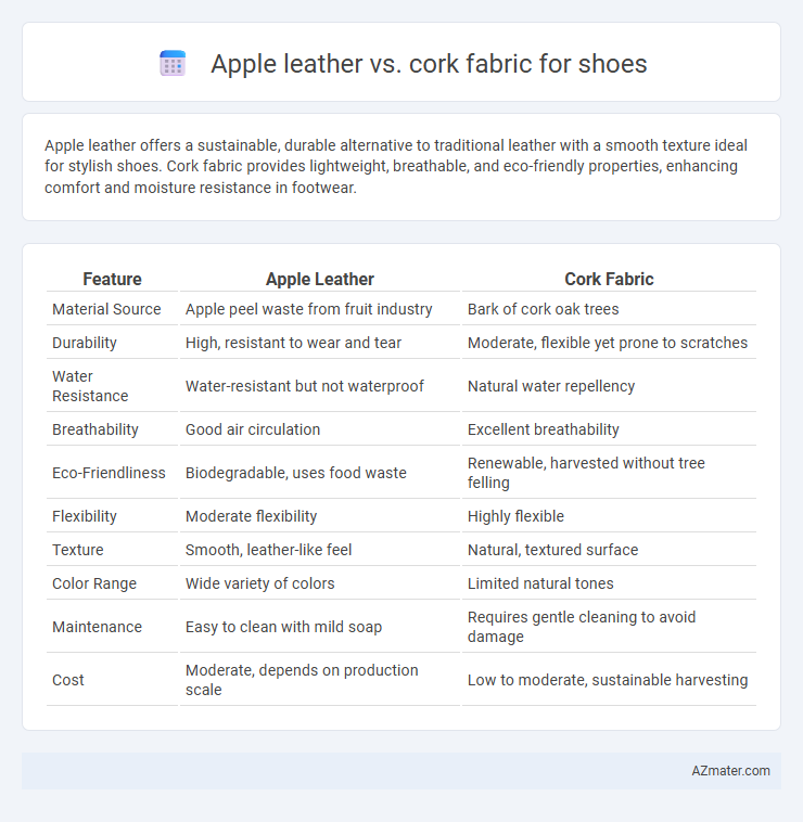 Apple leather vs. cork fabric for shoes - What is The Difference?