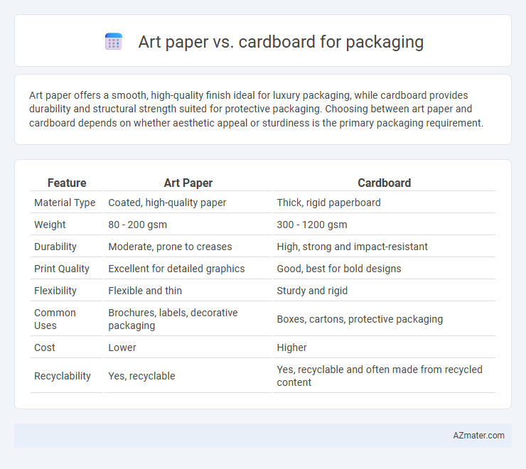Art paper vs. cardboard for packaging - What is The Difference?