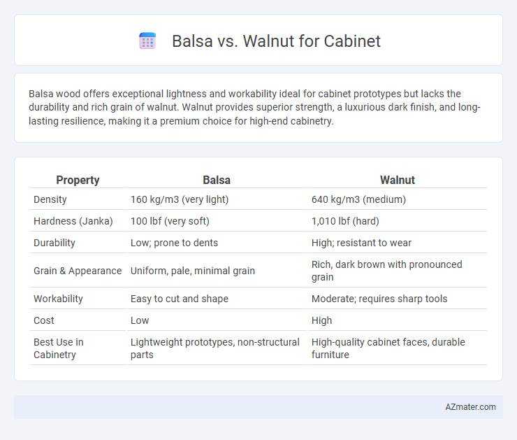 Balsa vs. Walnut for Cabinet - What is The Difference?