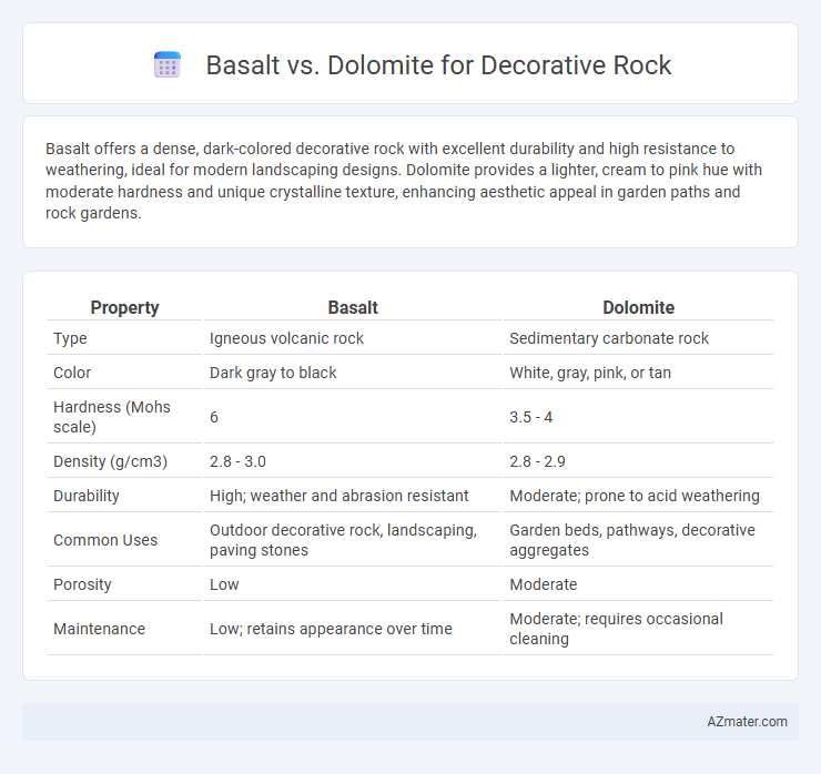Basalt vs. Dolomite for Decorative Rock - What is The Difference?