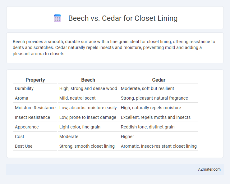 Beech vs. Cedar for Closet Lining - What is The Difference?