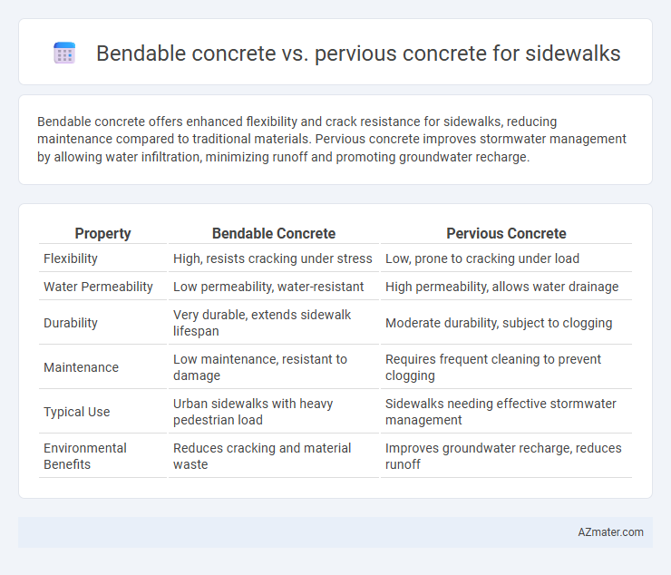 Bendable concrete vs. pervious concrete for sidewalks - What is The Difference?