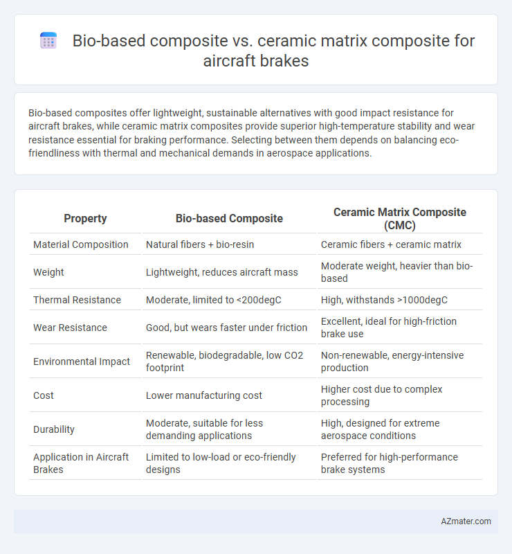 Bio-based composite vs. ceramic matrix composite for aircraft brakes - What is The Difference?