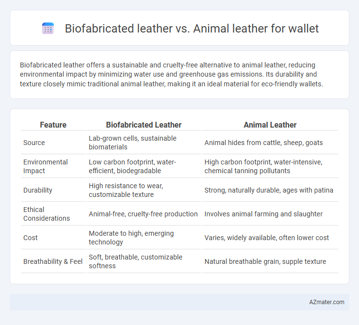 Biofabricated leather vs. Animal leather for wallet - What is The Difference?