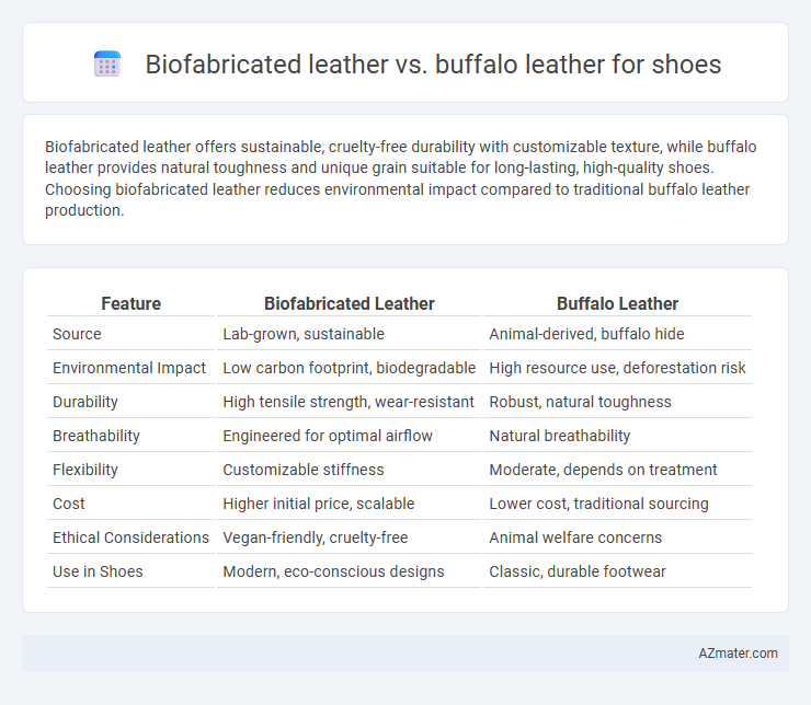 Biofabricated leather vs. buffalo leather for shoes - What is The Difference?