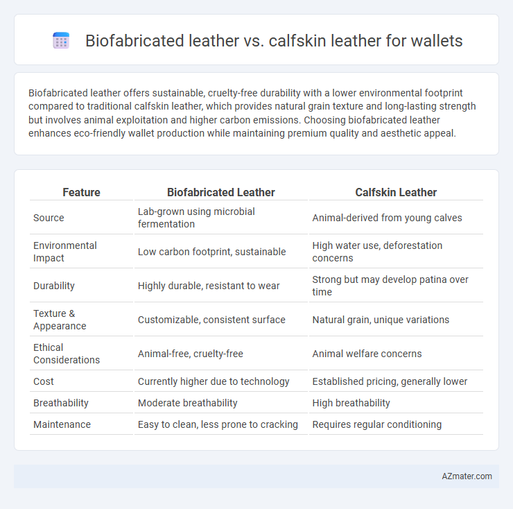 Biofabricated leather vs. calfskin leather for wallets - What is The Difference?