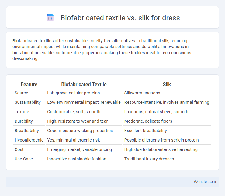 Biofabricated textile vs. silk for dress - What is The Difference?
