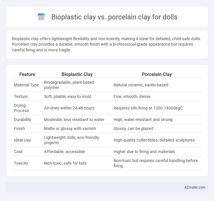 Bioplastic clay vs. porcelain clay for dolls - What is The Difference?