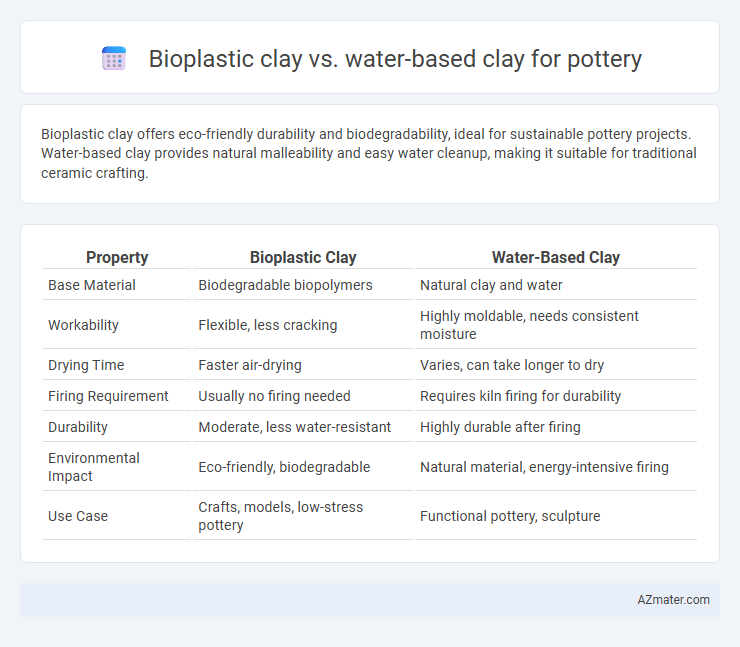 Bioplastic clay vs. water-based clay for pottery - What is The Difference?