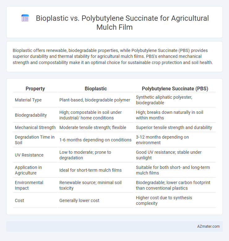 Bioplastic vs. Polybutylene Succinate for Agricultural Mulch Film - What is The Difference?
