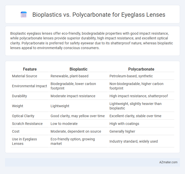 Bioplastics vs. Polycarbonate for Eyeglass Lenses - What is The Difference?