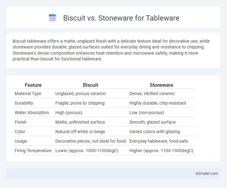 Biscuit vs. Stoneware for Tableware - What is The Difference?