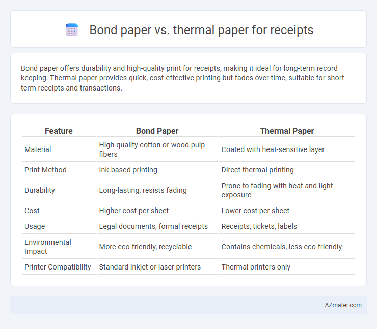 Bond paper vs. thermal paper for receipts - What is The Difference?