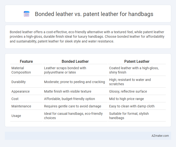 Bonded leather vs. patent leather for handbags - What is The Difference?