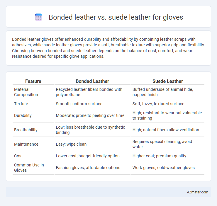 Bonded leather vs. suede leather for gloves - What is The Difference?