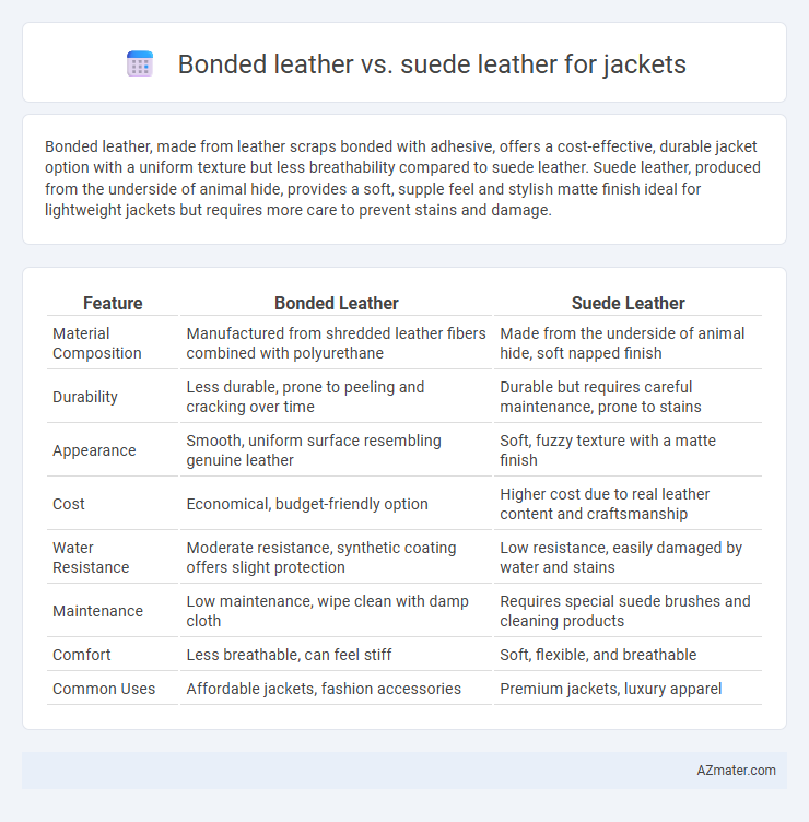 Bonded leather vs. suede leather for jackets - What is The Difference?
