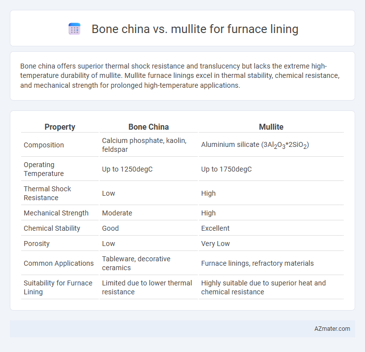 Bone china vs. mullite for furnace lining - What is The Difference?