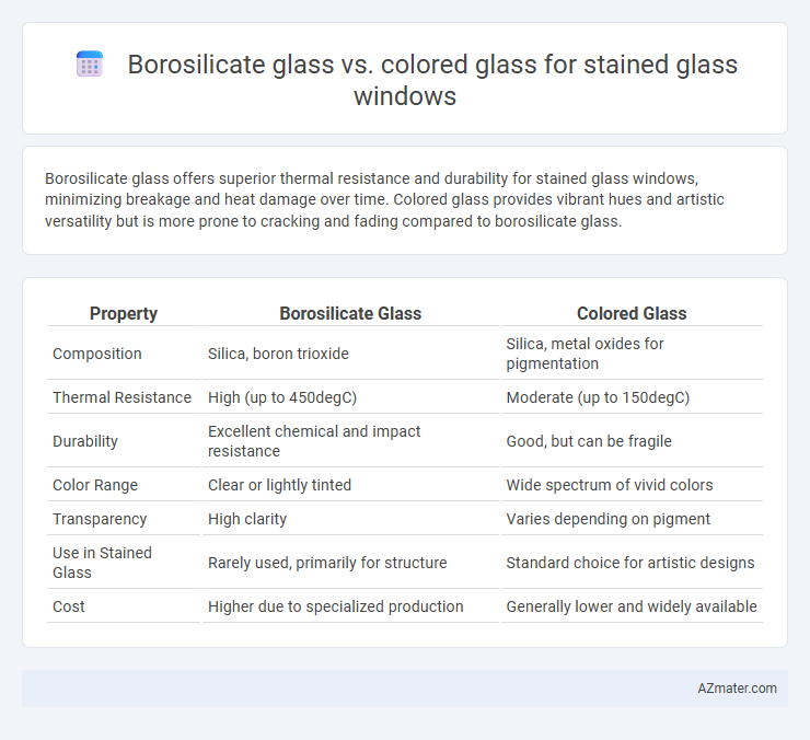 Borosilicate glass vs. colored glass for stained glass windows - What is The Difference?