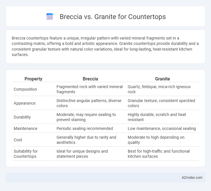 Breccia vs. Granite for Countertops - What is The Difference?