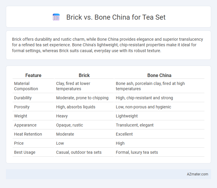 Brick vs. Bone China for Tea Set - What is The Difference?