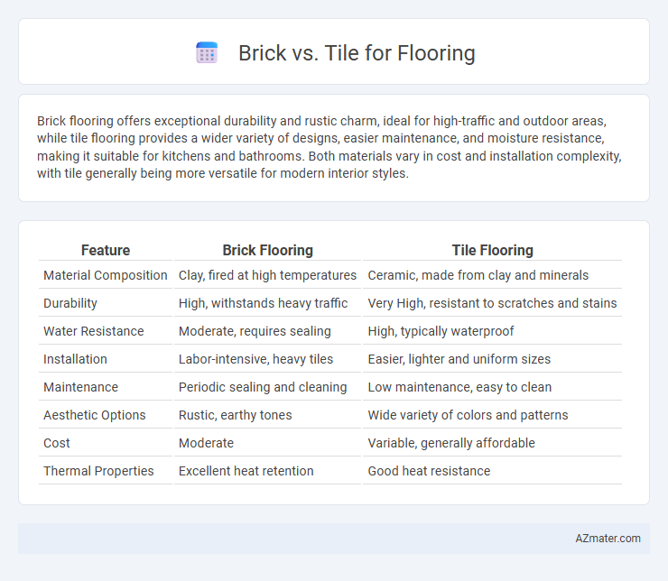 Brick vs. Tile for Flooring - What is The Difference?