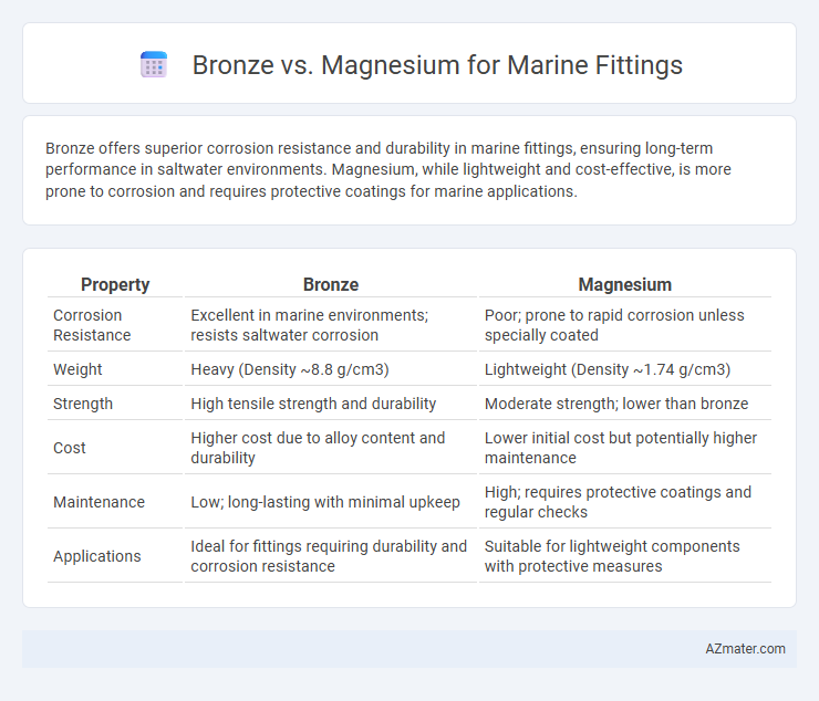 Bronze vs. Magnesium for Marine Fittings - What is The Difference?