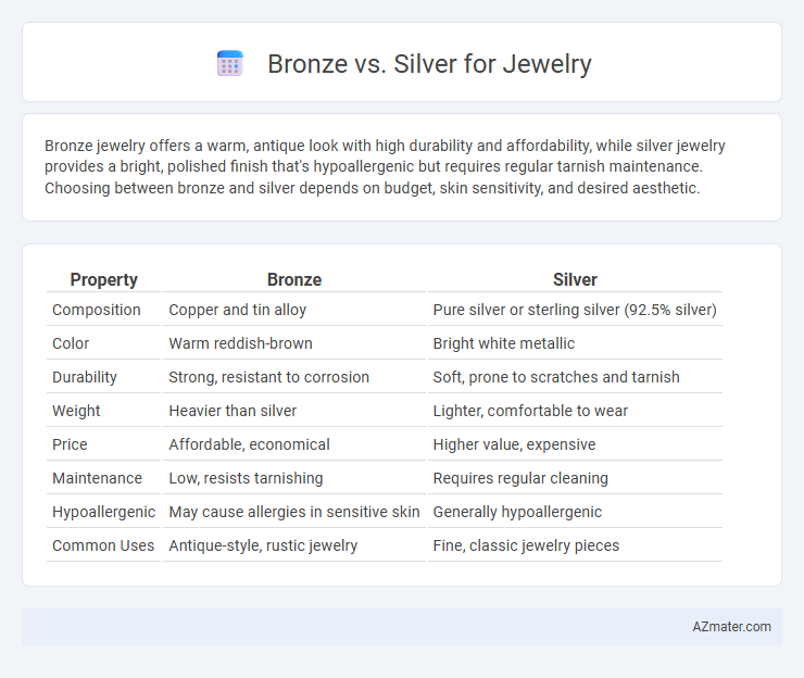 Bronze vs. Silver for Jewelry - What is The Difference?