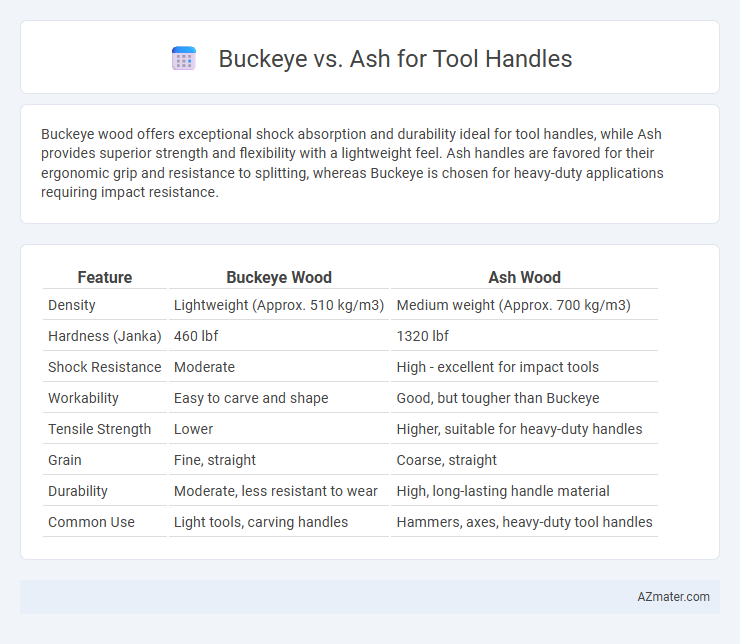 Buckeye vs. Ash for Tool Handles - What is The Difference?