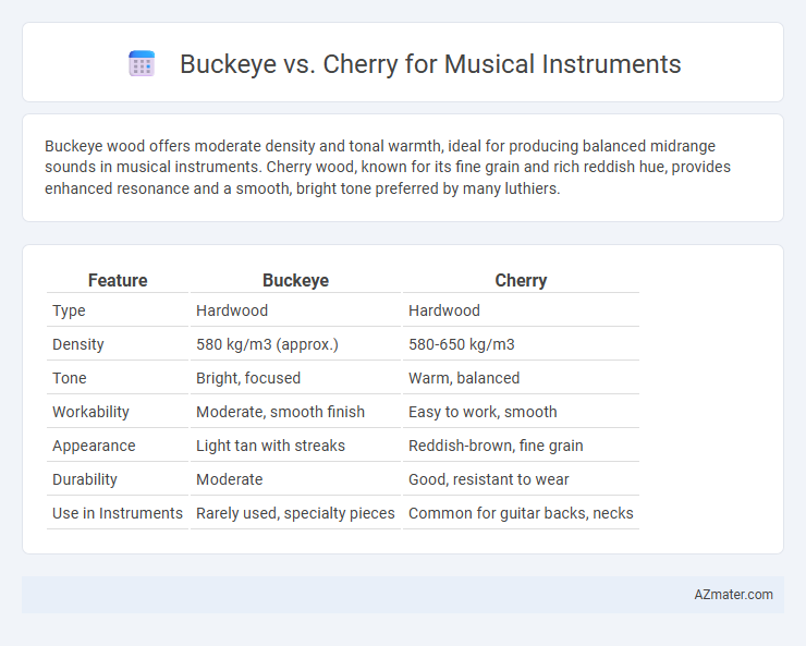 Buckeye vs. Cherry for Musical Instruments - What is The Difference?