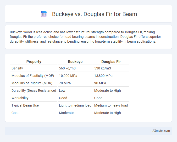 Buckeye vs. Douglas Fir for Beam - What is The Difference?