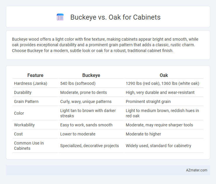 Buckeye vs. Oak for Cabinets - What is The Difference?