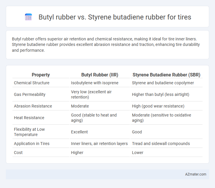 Butyl rubber vs. Styrene butadiene rubber for tires - What is The Difference?