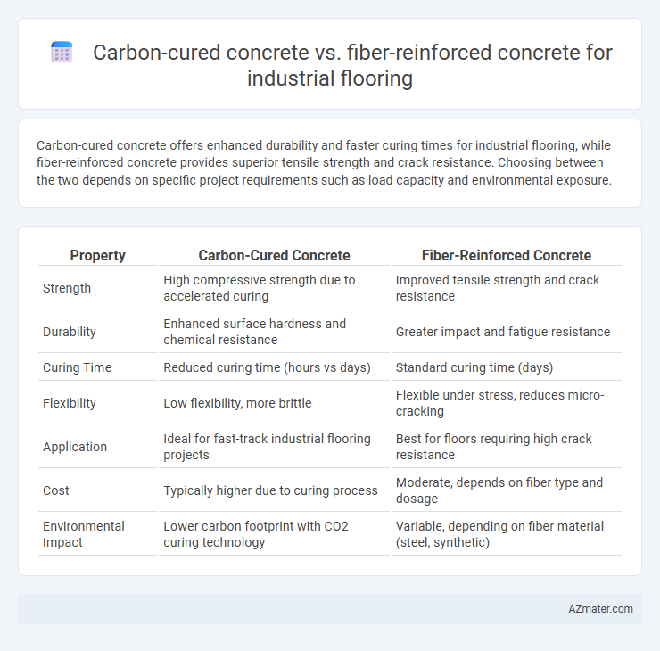 Carbon-cured concrete vs. fiber-reinforced concrete for industrial flooring - What is The Difference?