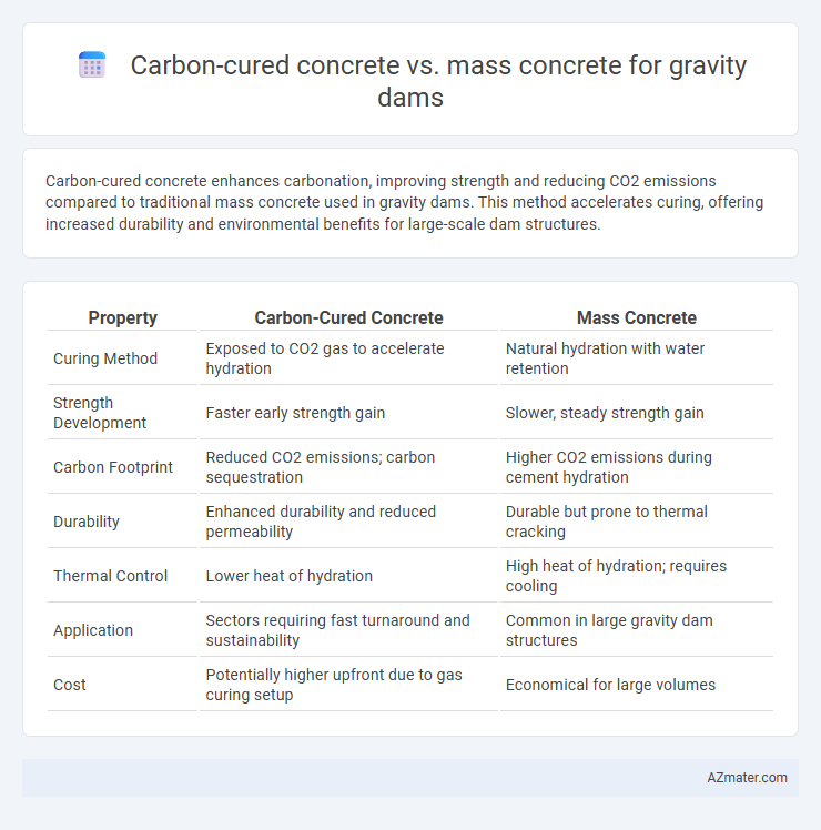 Carbon-cured concrete vs. mass concrete for gravity dams - What is The Difference?