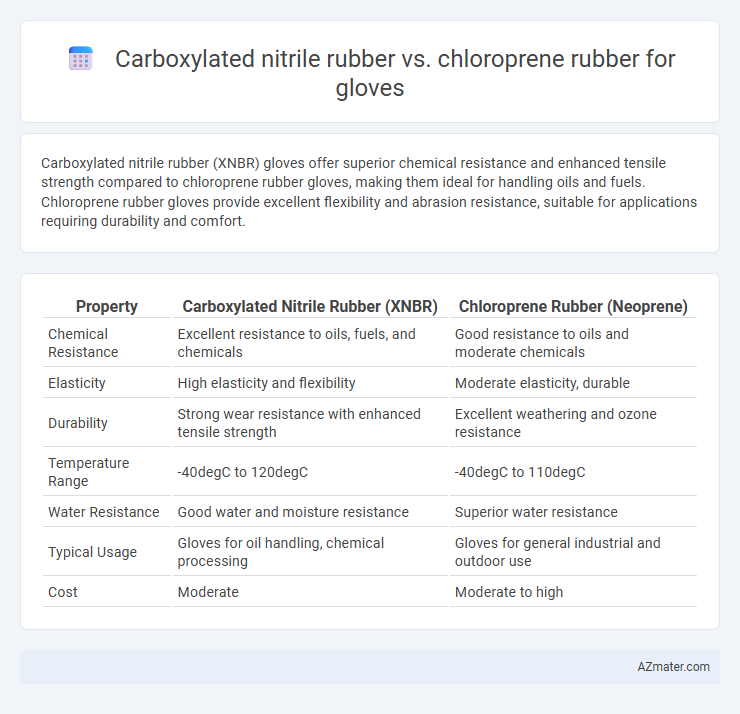 Carboxylated nitrile rubber vs. chloroprene rubber for gloves - What is The Difference?