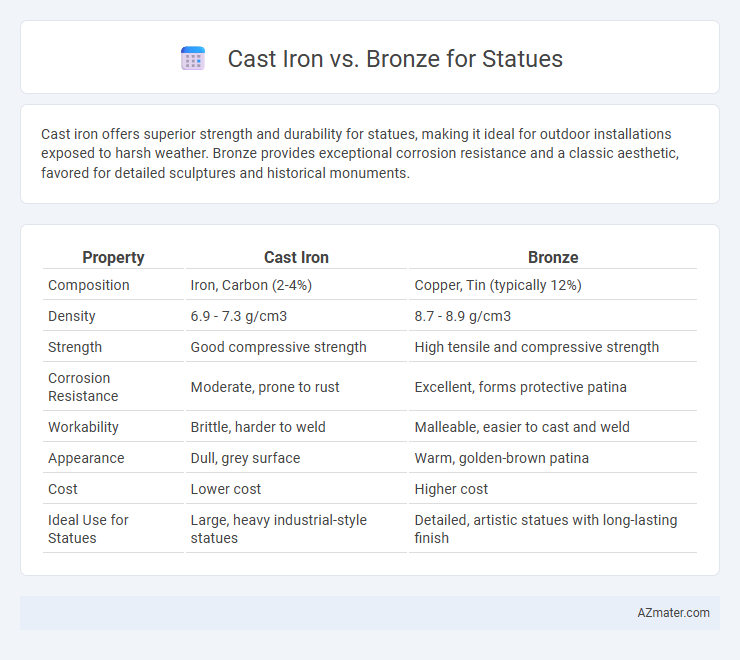 Cast Iron vs. Bronze for Statues - What is The Difference?
