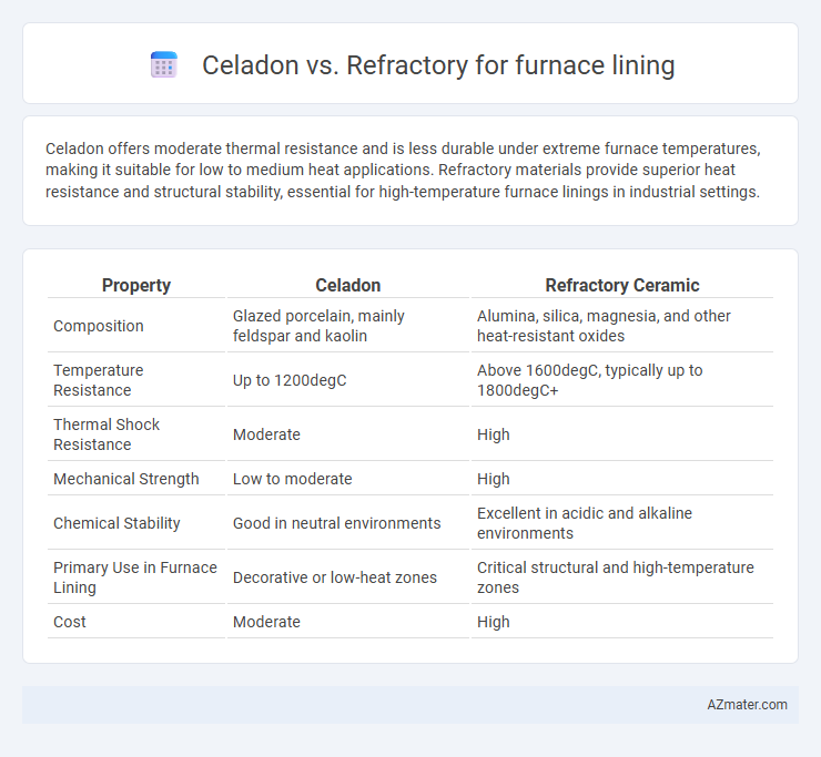 Celadon vs. Refractory for furnace lining - What is The Difference?