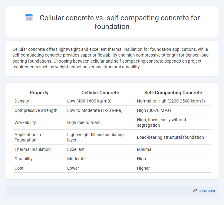 Cellular concrete vs. self-compacting concrete for foundation - What is The Difference?