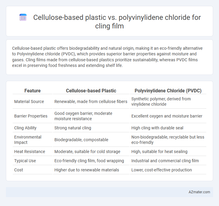 Cellulose-based plastic vs. polyvinylidene chloride for cling film - What is The Difference?