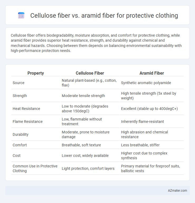 Cellulose fiber vs. aramid fiber for protective clothing - What is The Difference?