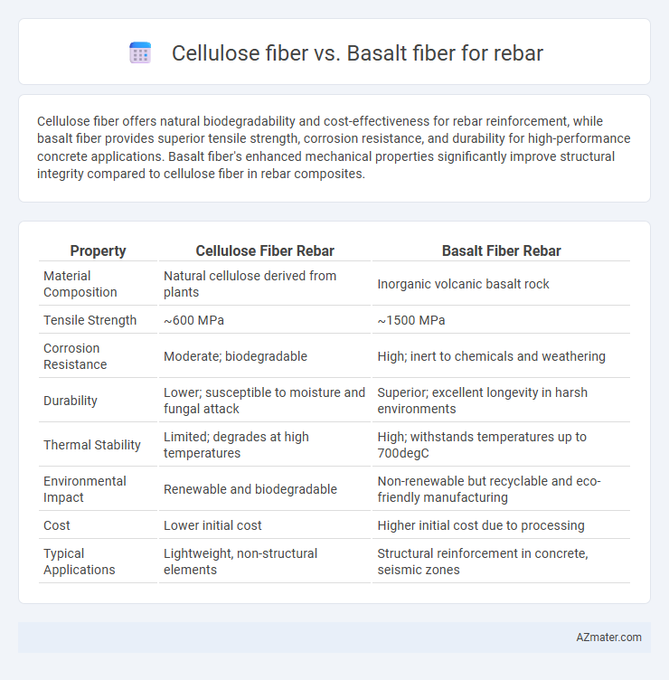 Cellulose fiber vs. Basalt fiber for rebar - What is The Difference?