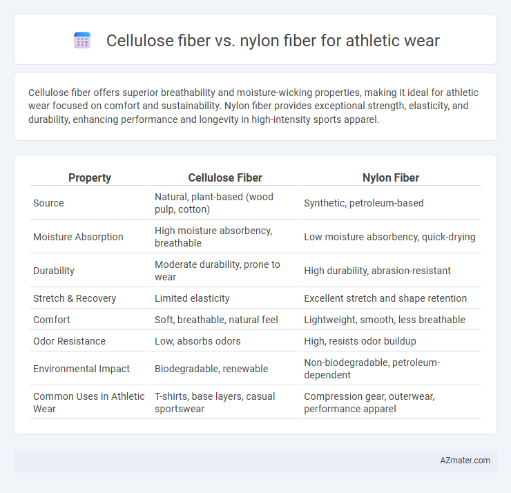 Cellulose fiber vs. nylon fiber for athletic wear - What is The Difference?