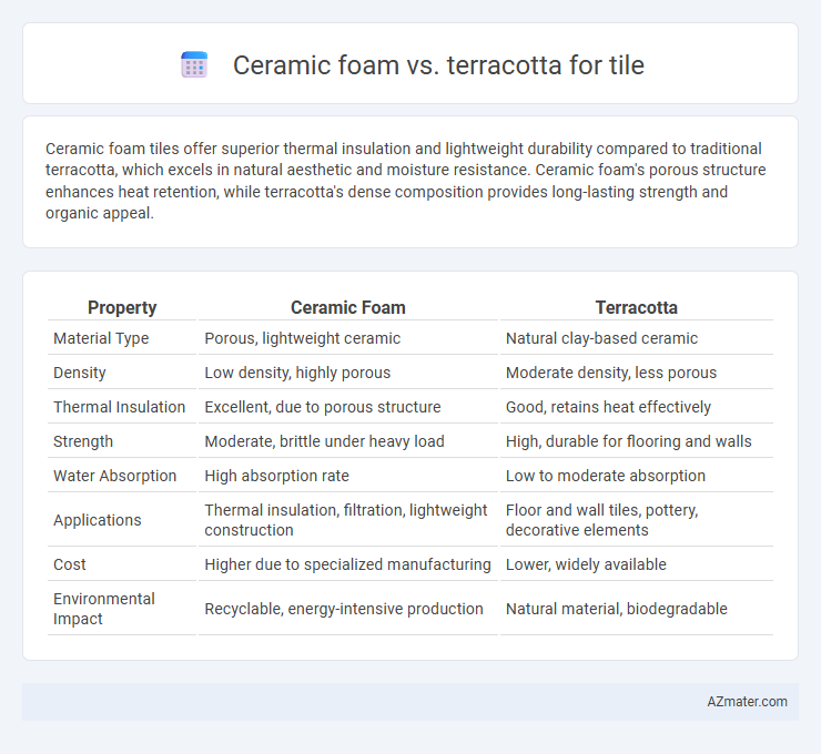 Ceramic foam vs. terracotta for tile - What is The Difference?
