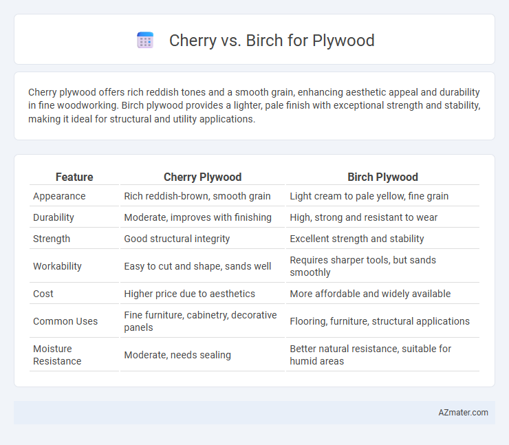 Cherry vs. Birch for Plywood - What is The Difference?