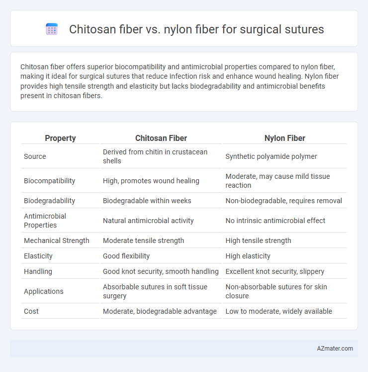 Chitosan fiber vs. nylon fiber for surgical sutures - What is The Difference?